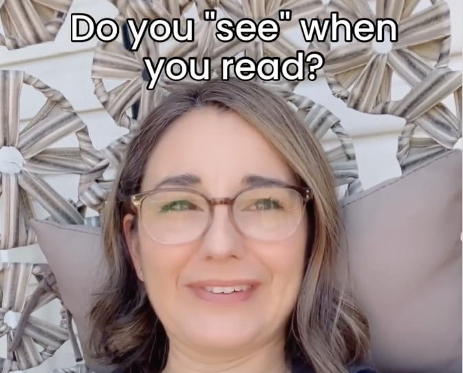 woman in an Instagram video